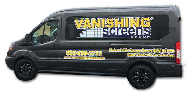 Vanishing Screens - retractable window screens and door screens